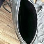 ALLSAINTS | Kepi Mini Leather Crossbody Bag Gray Leather Purse Leather Stitch Photo 11