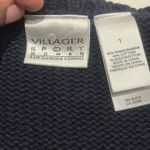 Liz Claiborne Vintage American Flag Knit Vest Cotton Ramie Size 1xl Womens Navy Blue Preppy Photo 5