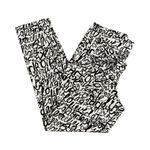 New York & Company Black & White Graffiti Self Tie
Dress Pants (Size 4) Black Photo 2
