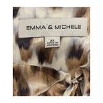 Emma & Michele  Animal Print Silky Babydoll Dress Ruffle Strap Sze XL Baddie Club Photo 3