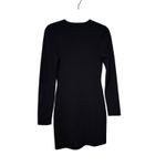 Revolve Significant Other Black Knit Long Sleeve Mini Dress Size 4 Photo 4
