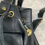 Dooney & Bourke  Gloved Black Leather Bucket Backpack Vintage Photo 3