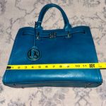 DASEIN Purse Satchel Handbag Adjustable Strap/Short Handles Tote Teal NWOT Blue Photo 8