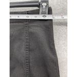 Free People Women's Denim Skirt Solid Black A Line Paneled Size 2 Photo 2