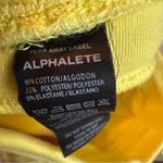 Alphalete  Essential Core‎ Jogger Size Medium Canary Yellow Athleisure Activewear Photo 6
