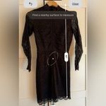 Wilfred Aritzia  Janvry dress black lace long sleeve size 2 cocktail Photo 5