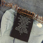 EVERMORE Denim Distressed Jeans Junior's Size 1 Skinny Raw Step Hem Blue Photo 8