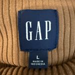 Gap  Ribbed Cowl Neck Sweater Mini Dress Women's Large Brazen Brown Cozy Knit Photo 12