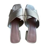 Nordstrom Bayla Sandal Slip-on Mule in Gold Size 9 Photo 1