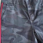 Sundry  x Anthropologie Side Trim Camo Le Soleil Pants in Charcoal Size 27 Photo 12