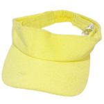 Anthropologie  Yellow Terry Visor One Size NEW Tennis Summer Beach Photo 0
