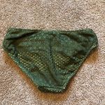 Anne cole NEW NWT LOCKER Olive Lime Green Crochet Mesh Bikini Swim Bottom Small Photo 6
