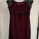 Jonathan Martin NWT NOS 90’s Y2K Vintage  Black Lace and Hot Pink Dress Size L Photo 0