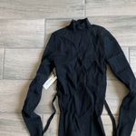 Babaton  black ribbed long sleeve top Photo 1