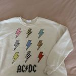 AC/DC Oversized  Graphic Rock Band 90s Sweatshirt Photo 1