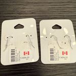 NEW Claire's Accessories Santa Hat Dangly Earrings Red Glitter Photo 5