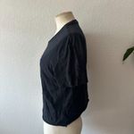 Victoria Emerson AVIATOR NATION BASIC BOYFRIEND TEE- IN BLACK Photo 1