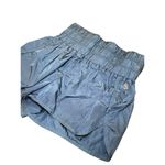 Free Peopleā FP Movement Women Small Way Home Shorts Shiny Deep Blue High Waist Photo 8
