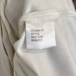 Tadashi Shoji  BHLDN Anthropologie Lace Boatneck 3/4 Sleeve Gown Cream Dress 12 Photo 12