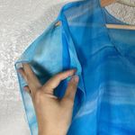 Becca Re Virtue One Piece Swimsuit Skirt and Coverup Blue Crochet Photo 6