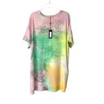 The Kit Maya NWTs Pastel Fog Dress with Pockets size medium Yellow Green Pink Photo 1