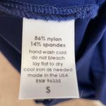 Susana Monaco  mock neck ruched dark navy dress S Photo 3