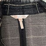 NWOT European EsQualo Knit Blazer, Black & Tan with Rhinestone Details C14 Size M Photo 3