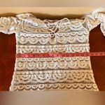 PQ Swim Water Lily Noah Lace Mesh Bell Sleeve Tunic White Size undefined Photo 12