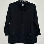 Christopher & Banks Black Jacket Size XL NWT Photo 0