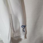 Puppy ''Feeling playful'' women's white hoodie Large Photo 3