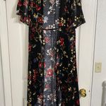 Love, Fire Black Wrap Dress Photo 0