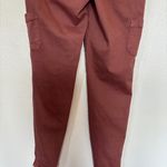 Maurice's Solid Dusty Rose Elastic Waist Skinny Pants Photo 8