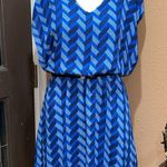 Candie's  blue patterned dress Photo 1