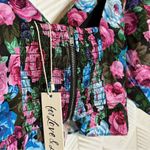 For Love & Lemons π Maggie Floral Puff Sleeve Crop XS Photo 6