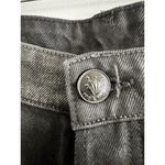 Rag and Bone Alex High Rise Straight Worn Black Button Fly Rigid Size 32 Womens Photo 7