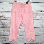Wild Fable NWT 16 Pink Acid Wash Denim Highest Rise Distress Straight Leg Jeans Photo 3