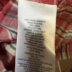 Current/Elliott NWT XS The Workwear Peplum Redwood Plaid Size 0 $178 Retail Photo 8