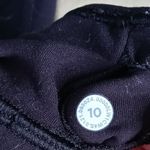 Lululemon  black cropped top with build in bra size 10 Photo 4