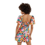 For Love & Lemons NWT!  Mallory Floral Flirty Mini Dress - Size Small Photo 3