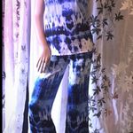 Michael Kors MK Lounge Pant Suit Set | Casual Blue Size XS Photo 1