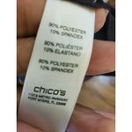 Chico's  Blazer/Jacket Stretch Long Sleeve Pockets Zip Front Size 1 (Med 8) Photo 6