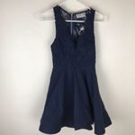 Xenia NWT  Navy Crochet Dress Photo 1