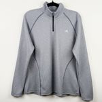 Adidas  Golf Women's Large Gray Quarter Zip Pullover Long Sleeve Active Top Photo 0
