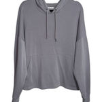 Maurice's Scuba Hooded Sweatshirt Light Gray Pullover Loungewear Photo 0