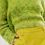Free People New! Women’s Stardust Pullover Lemon Lime Green Combo, size S Photo 15