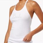 Betsey Johnson NWT  Bride Lace T-Back Tank Top Photo 0