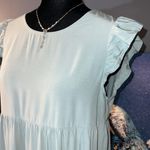 Kirundo Size S Teal Tiered Skirt Midi Dress Green Photo 3