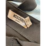 Moschino  Jeans Black Strappy Buckle Midi Dress Fishtail Hem Photo 6
