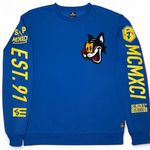 Southpole NWOT! Authentic Collection Blue Sweatshirt Size Large-Cat w/Graphics Photo 0