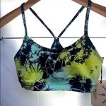 NWT Women’s Electric & Rose Athleisure Tie Dye Loungewear Bralette Black Size XS Photo 4